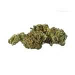 Appalachian Trail Cannabisblüten mit sichtbaren Trichomen, Hybrid-Sorte mit Limonen-Terpenprofil