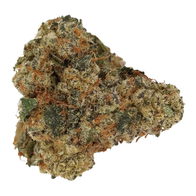 Cannabisblüte der Sorte Diamond Mints mit dichten, trichomreichen Buds