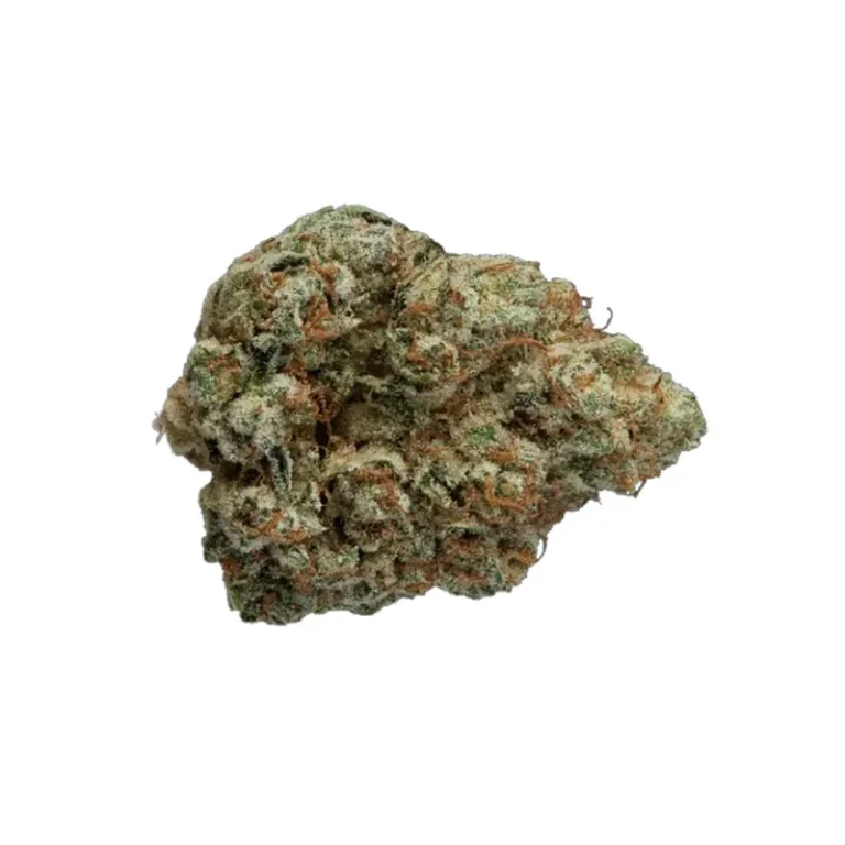 Khalifa Kush Cannabisblüten mit dichtem Harzüberzug und Limonen-Terpenprofil